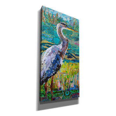 «Oswayo Great Blue Heron 2» sur toile par St. Hilaire Elizabeth, reproduction