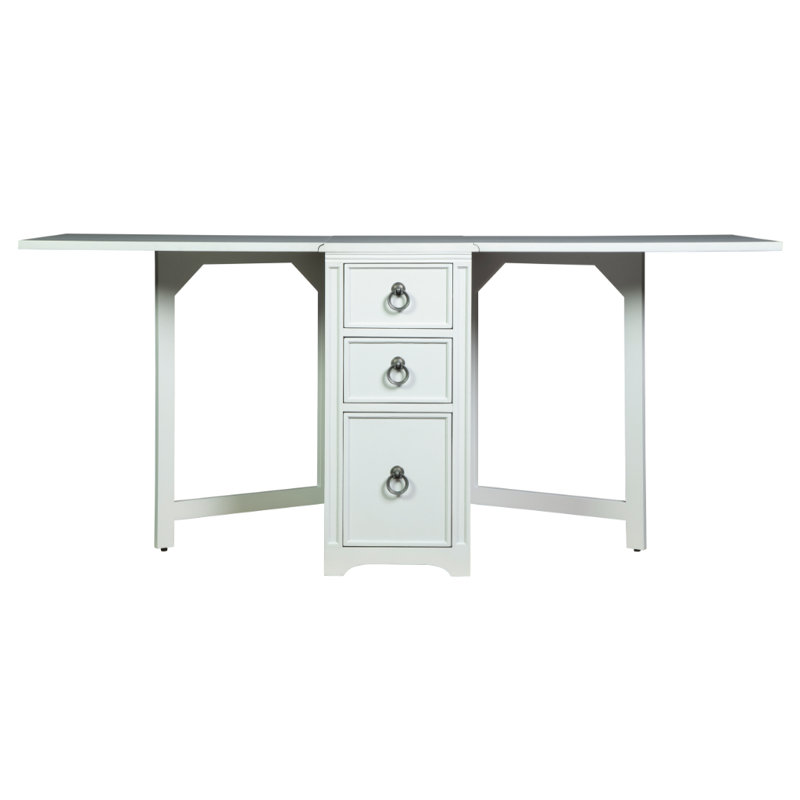Drop Leaf Desk With Linen Finish