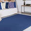 Tapis intérieur / extérieur bleu denim tressé à la main Neufeld-402947526