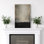 Black and Beige Abstract Canvas Wall Art - Neutral Minimalist Modern Art Print for Living Room, Bedroom, or Office