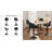 Swivel Adjustable Height Faux Leather Tufted Counter & Bar Stools with Metal Frame-1032468899