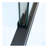 Double Sliding Shower Door, Aluminium Alloy Frame in Matte Black, 1/4" (6mm) Thick SGCC Tempered Clear Glass.