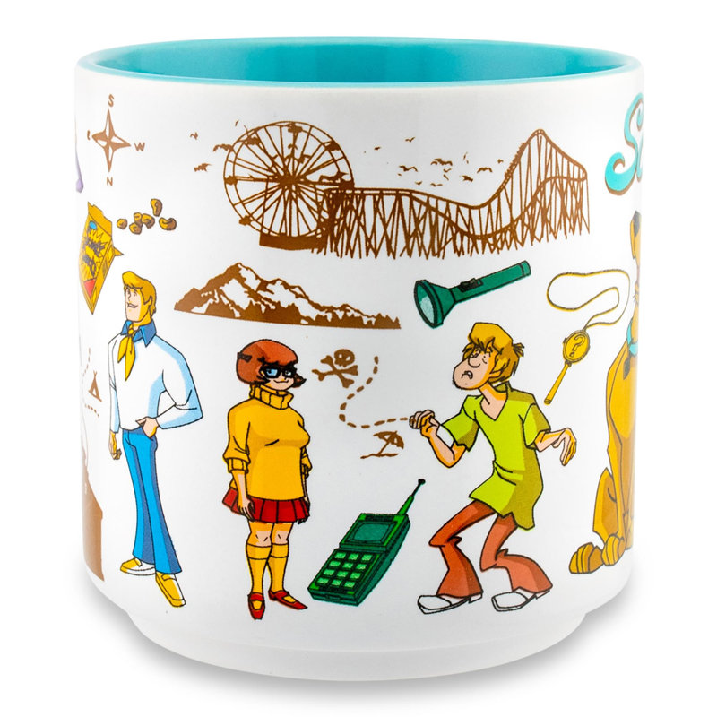 Tasse en céramique «Crystal Cove» Scooby-Doo and the Gang | Peut contenir 13 onces