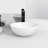 PLUSTEEL 16'' Ceramic Circular Bathroom Sink
