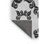 Tapis blanc/noir tissé à la machine-1267623150