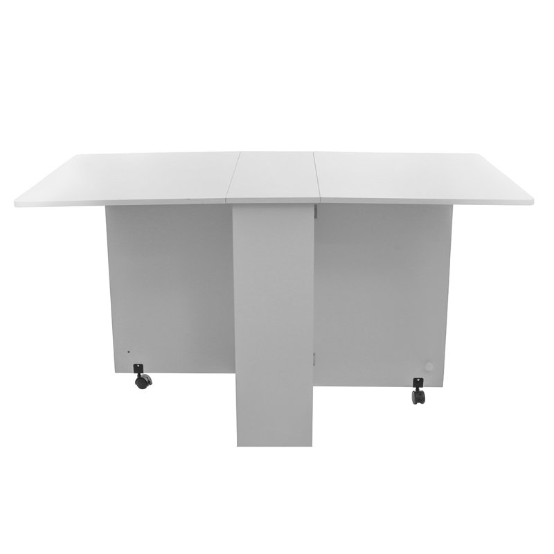 Mullett Extendable Dining Table, White