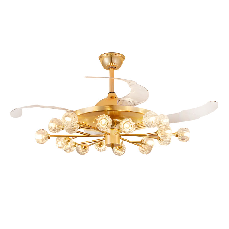 Averygrace Ceiling Fan with 18 Light Kit, 40.94"
