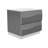 Braylea 5 Pieces Gray Bedroom Set with LED Headboard -23547632