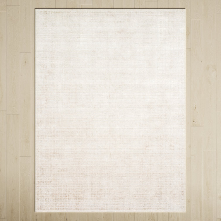 Alba Hand Loomed Beige Rug