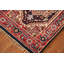 Tapis décoratif géométrique traditionnel indien 2x3