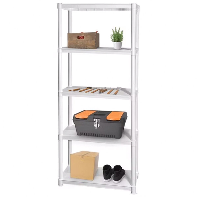 Étagère utilitaire de rangement pour garage / remise à 5 niveaux Juggernaut, Blanc