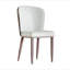 Chaise de salle à manger moderne avec pieds en acier au carbone - sièges confortables pour la maison et le bureau (ensemble de 2)