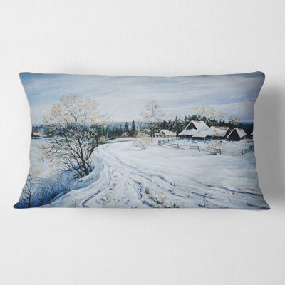 Housse et insert de coussin rectangulaire Country Road in Times II