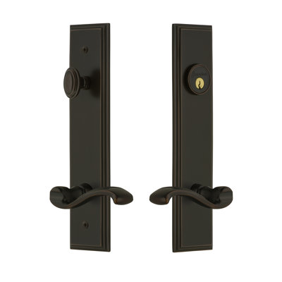 Carré Complete Entry Lever Set with Deadbolt