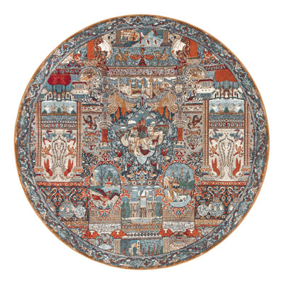 Indoor/Outdoor Traditional Area Rug
