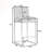 Upholstered Counter Stool with Metal Frame