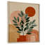 «Green and Terracotta Minimalisme Sage Plants - Botanicals Wall Art», reproduction sur toile botanique verte-541798023-541798028-789721248