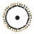 24'' Pearl Black Modern Chandelier with Adjustable Hanging Height for Dining Room, Kitchen, Foyer – Integrated LED Light
