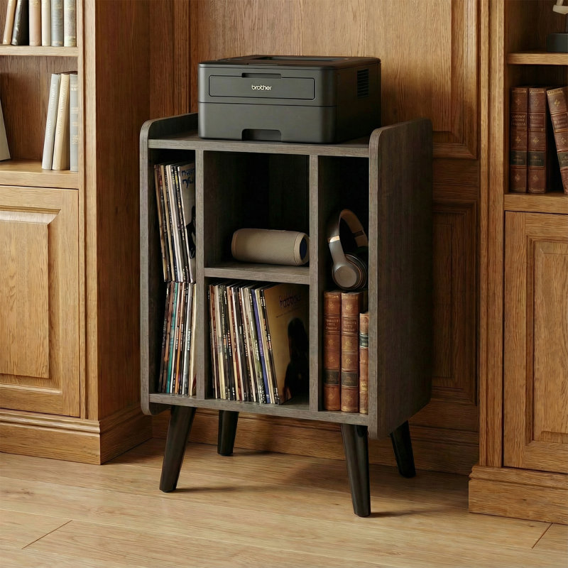 67 cm H Media Shelves, Grey