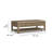Drift Rectangular Coffee Table With Casters
