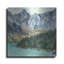  «Journal Study - Glacial Mountains» par Anika Goodhue, art mural en métal, 12 po x 12 po-1456011578