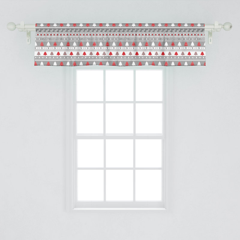 Ensemble de 2 cantonnières Ambesonne Christmas, L 54 po x L 12 po
