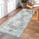 Oriental Machine Washable Rug with Rubber Backing for Living Room Floral Non-Slip Area Rug Vintage Indoor Carpet Non-Shedding Rug for Bedroom Dining Room Hallway Kitchen Office Playroom Nursery