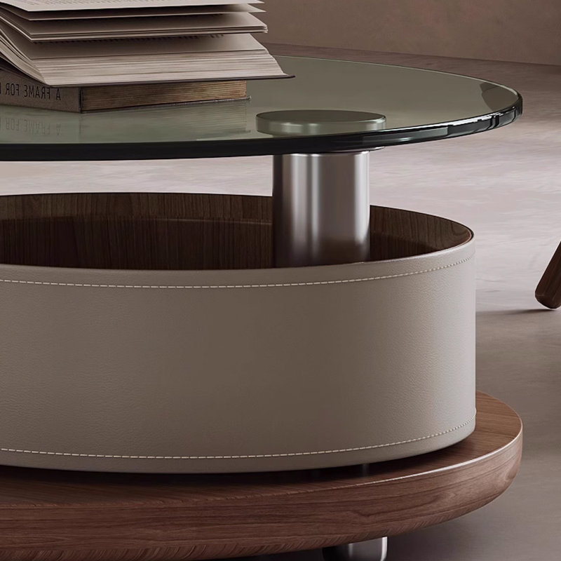 Retro-style microcrystalline coffee table