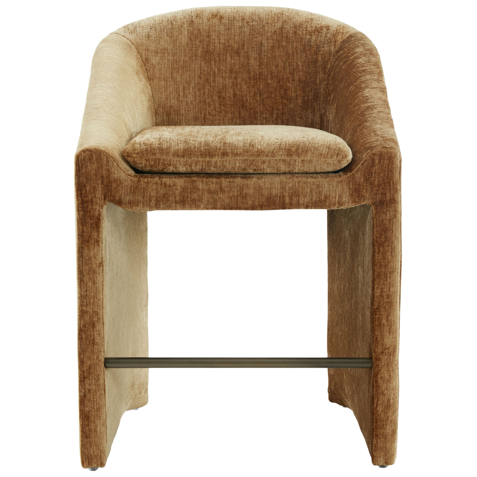 Oshawa Bar Stool, Counter Stool (26.8" Seat Height), Amber