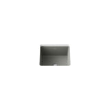 Verticyl Vitreous China Square Undermount Bathroom Sink with Overflow