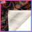 Orange Floral Pattern Blankets-123335501