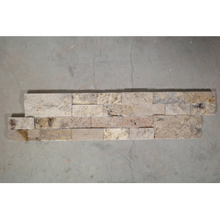 6 x 24 Stacked Natural Stone Ledger Panel Wall Tile