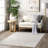 Nikita SpinClean Faded Geometric Machine Washable Area Rug-1854566441