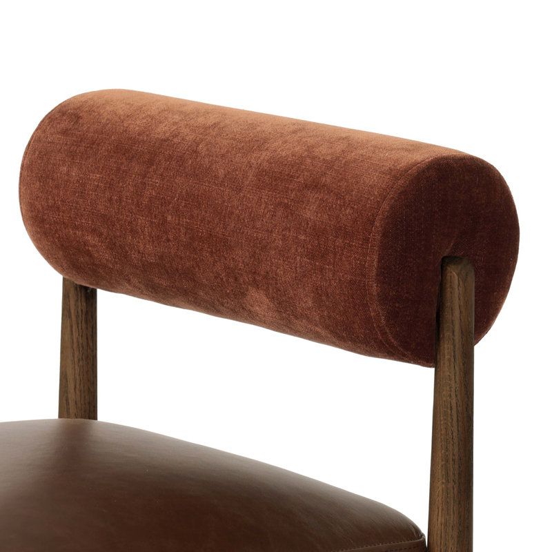 Jazelle Stool, Altair Sienna/Leather, Counter Stool (27" Seat Height)