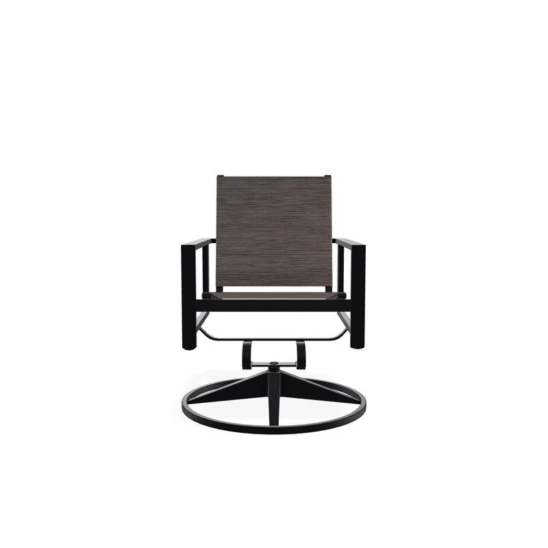 Tribeca Sling Swivel Rocker, Black, Alloy Sunbrella®