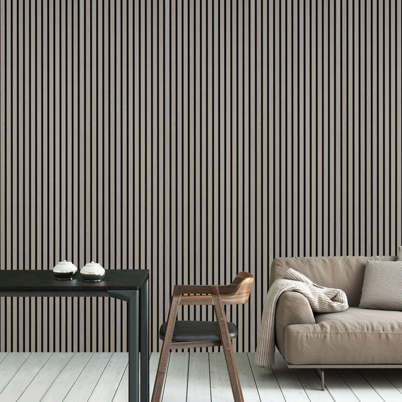 Ahkai 60 cm x 240 cm Wall Paneling, Grey