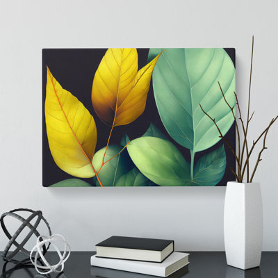 Victorious Leaf - Wrapped Canvas Print