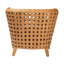 Fauteuil d'appoint bohémien clair miel Ratan