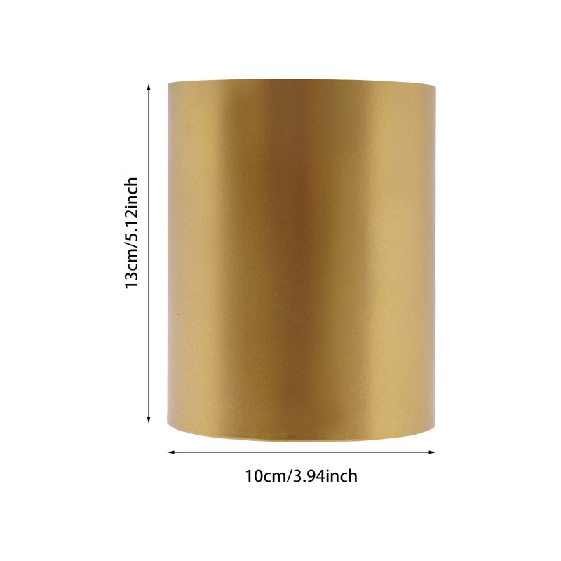 Vases dorés pour centres de mariage