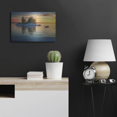 Highland Dunes 'Sunset Reset' by Rick Berk Metal Wall