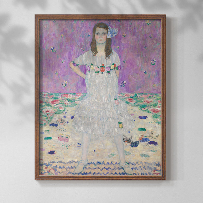 «Gustav Klimt X» sur, Noyer, H 10 po x l 8 po