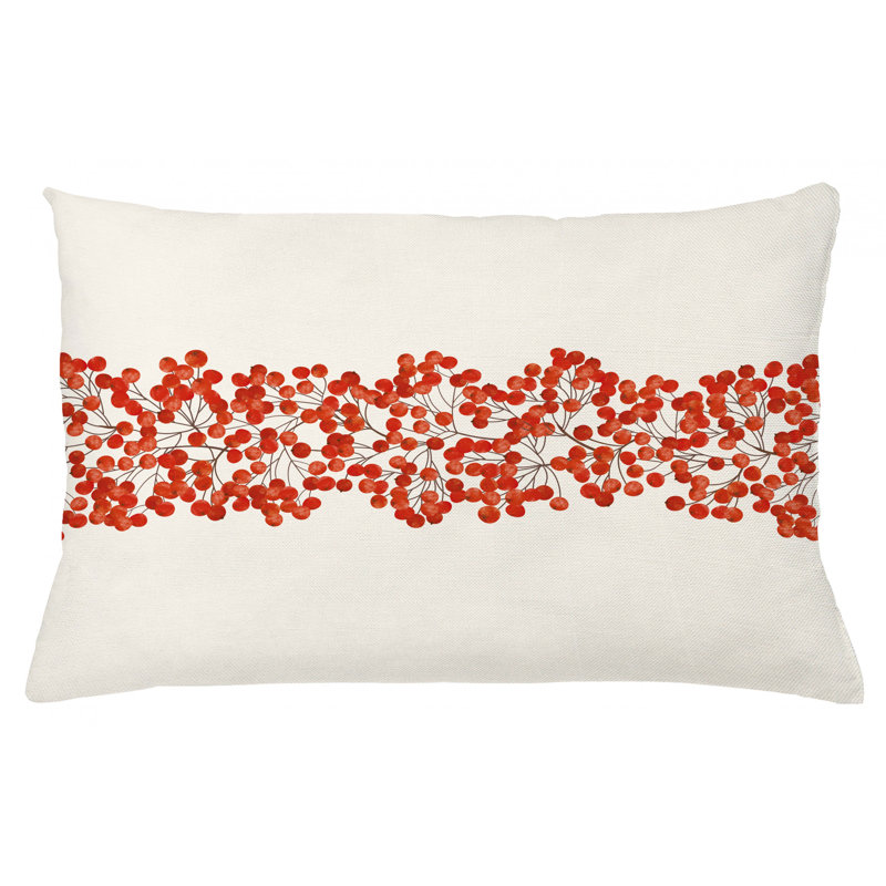 Housse de coussin rectangulaire Rowan, 16 po x 26 po