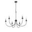 Lustre classique / traditionnel à 6 lumières de 29 po de large Huxley-975163606