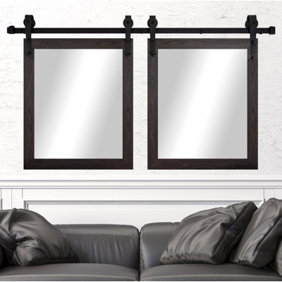 Ensemble de miroirs en bois Herzberg