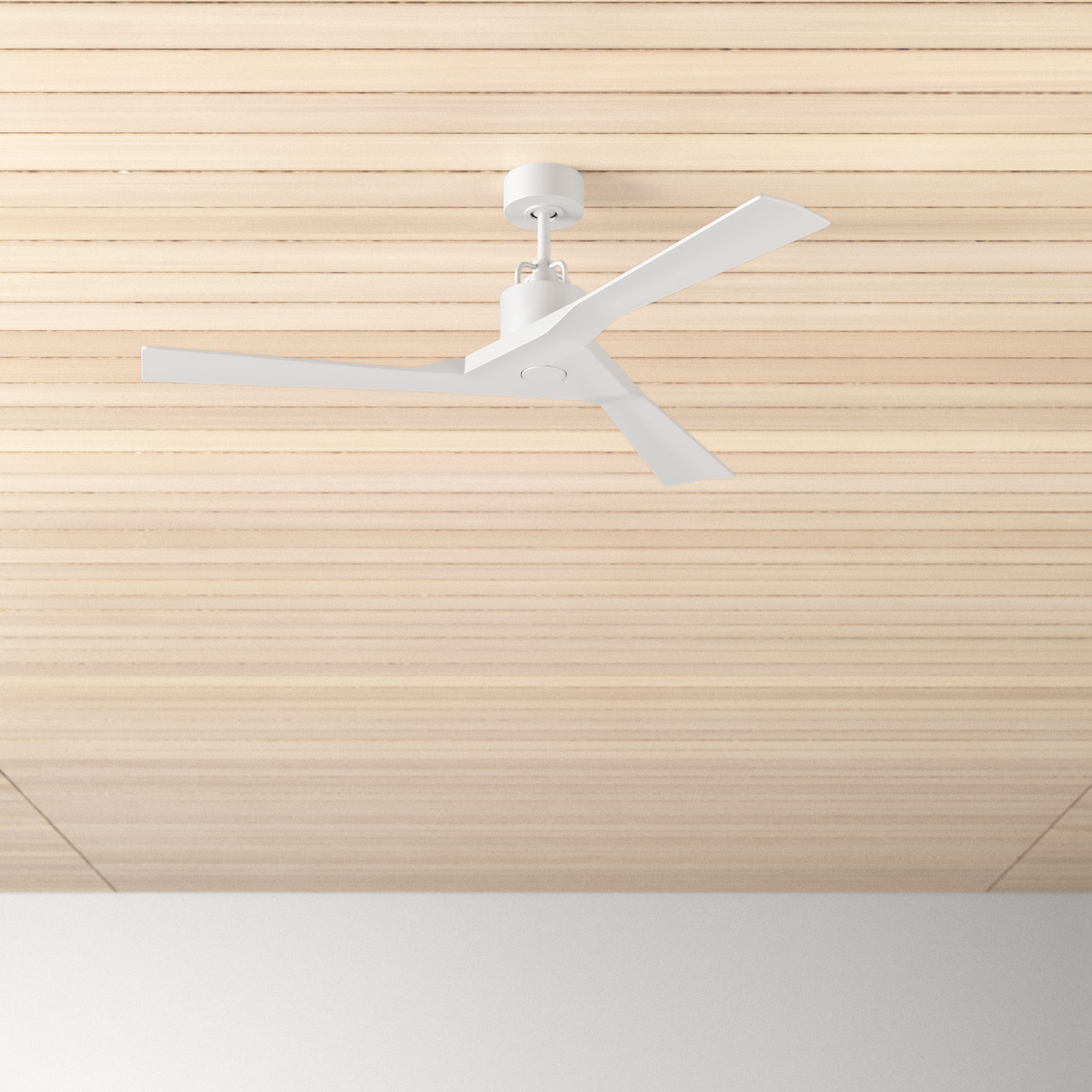 Gerda 52'' 3 Blade Ceiling Fan, Matte White, Matte White