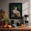 Leopard in Repose Boho - Framed Print-1079983915-1079983916