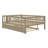 Wood Daybed With Trundle And Fence Guardrails-1255927859