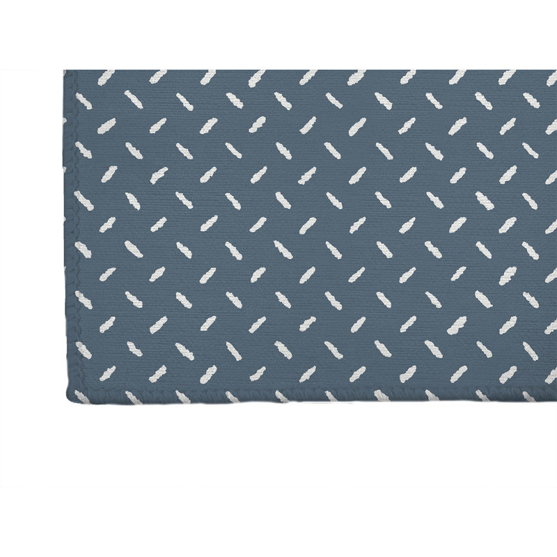 Kat Kids Play Mat, Blue, Rectangle 3' x 5'
