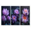 Fleurs mauves et grises d'essence de lotus I - Collection d'art mural Lotus-1958049984-1958049987-1958049997