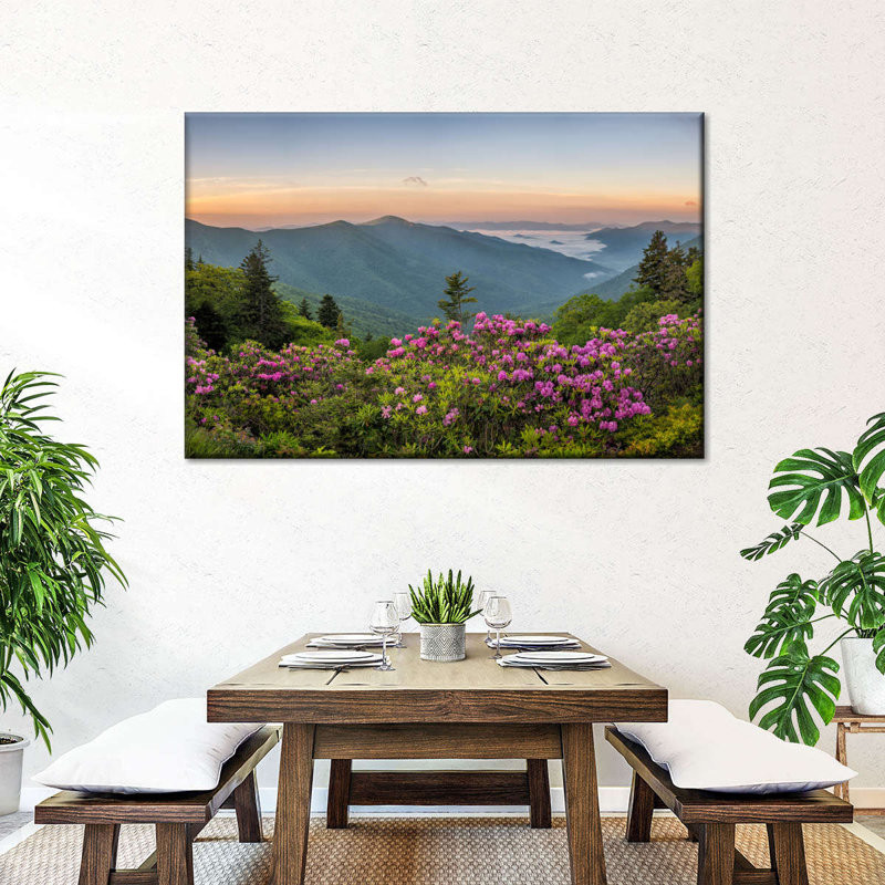 «Blue Ridge Mountains View», reproduction sur toile, H 36 po x l 24 po x P 1,25 po